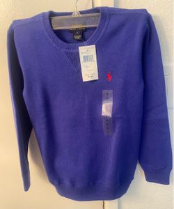 NEW Polo Ralph Lauren Kids Crewneck Sweater Size 7