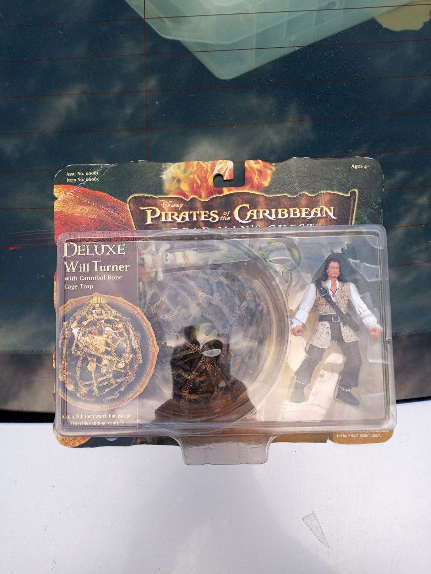 Pirates Of The Caribbean Dead Man's Chest Deluxe Will Turner Action Figure