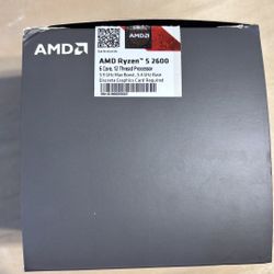 AMD Ryzen 5 2600 CPU With Fan