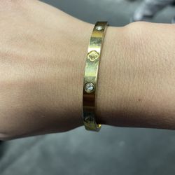 Cartier Gold Diamond Bracelet 