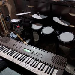 Alesis Electric Drum Set And Yamaha Keyboard 