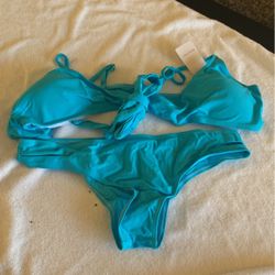 NEW 2XL TURQUOISE BIKINI