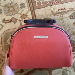 Luca Vergani Makeup Travel Bag – Cosmetic Organizer Case with Compartments –