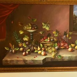 Large Canvas Painting Italy Style