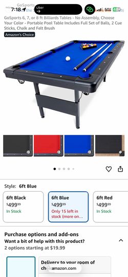 Pool table