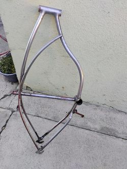 Schwinn 26in frame sanded and ready for paint