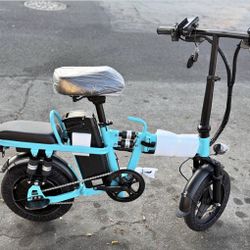 FOLDING ELECTRIC BIKE 500W-25MPH-MAX RANGE 50(PAS)ALARM.TURN LIGHTS.
