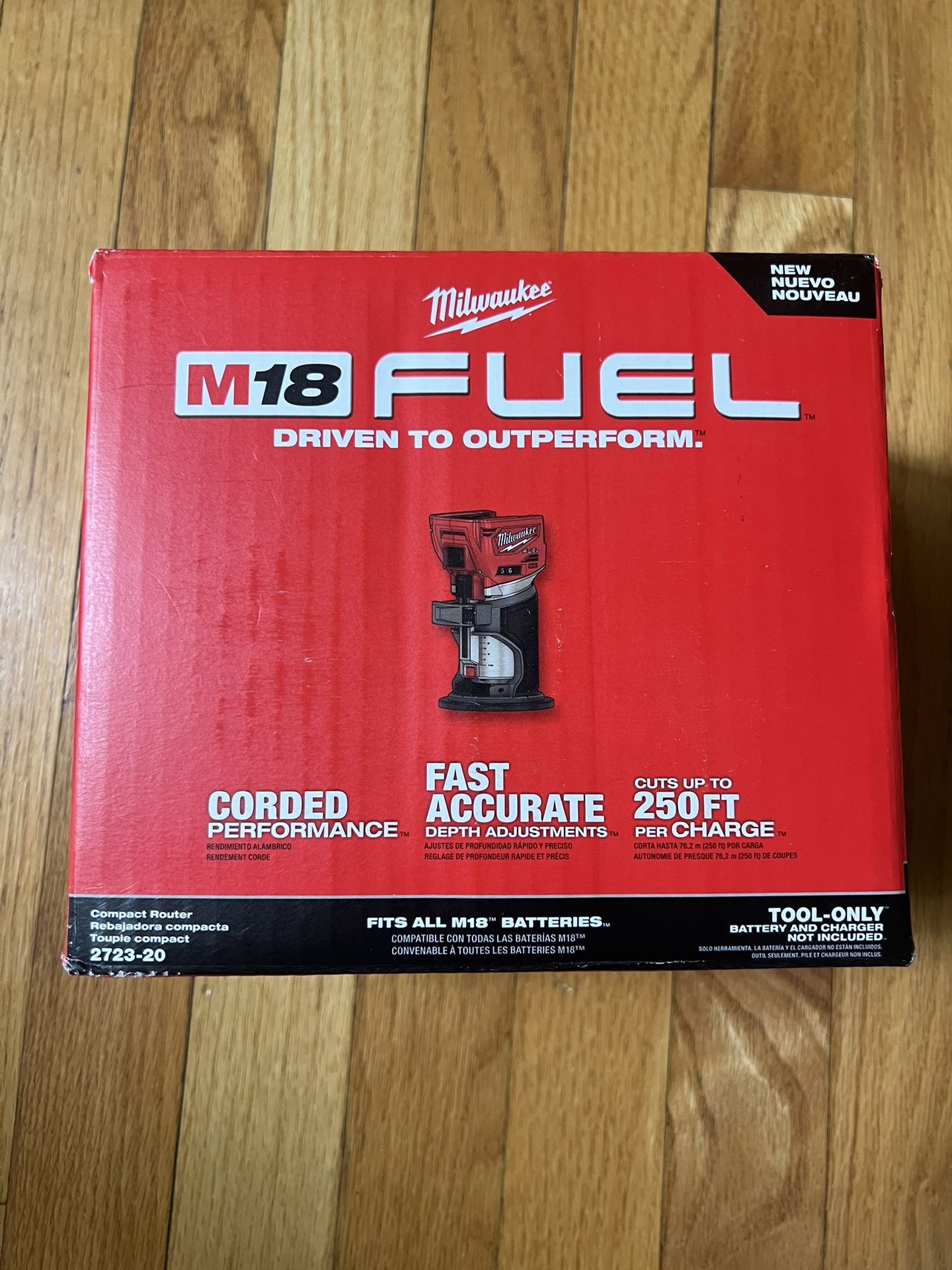 Milwaukee M18 Fuel Compact Router #2723-20 ( Tool only)
