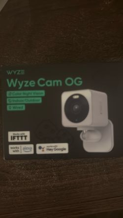 Wyze Cam OG (New in Box) – WIRED Indoor/Outdoor Security Camera w/ Color Night Vision