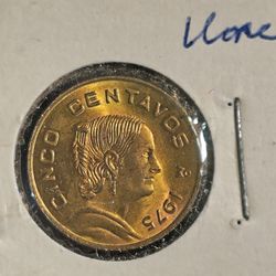 #588 Mexico UNC 1975 coin