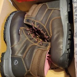 Women's Wolverine Piper Boots 6in Ct Wp Brown