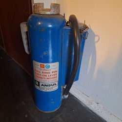 1950s ANSUL blue B&C Fire Extinguisher. 20lb