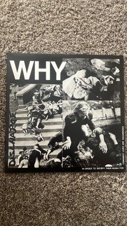 Discharge - Why UK82 D Beat Punk Hardcore Vinyl Record LP