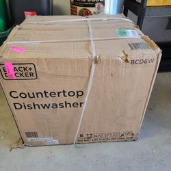 Black and Decker Counter Dishwasher BCD6W