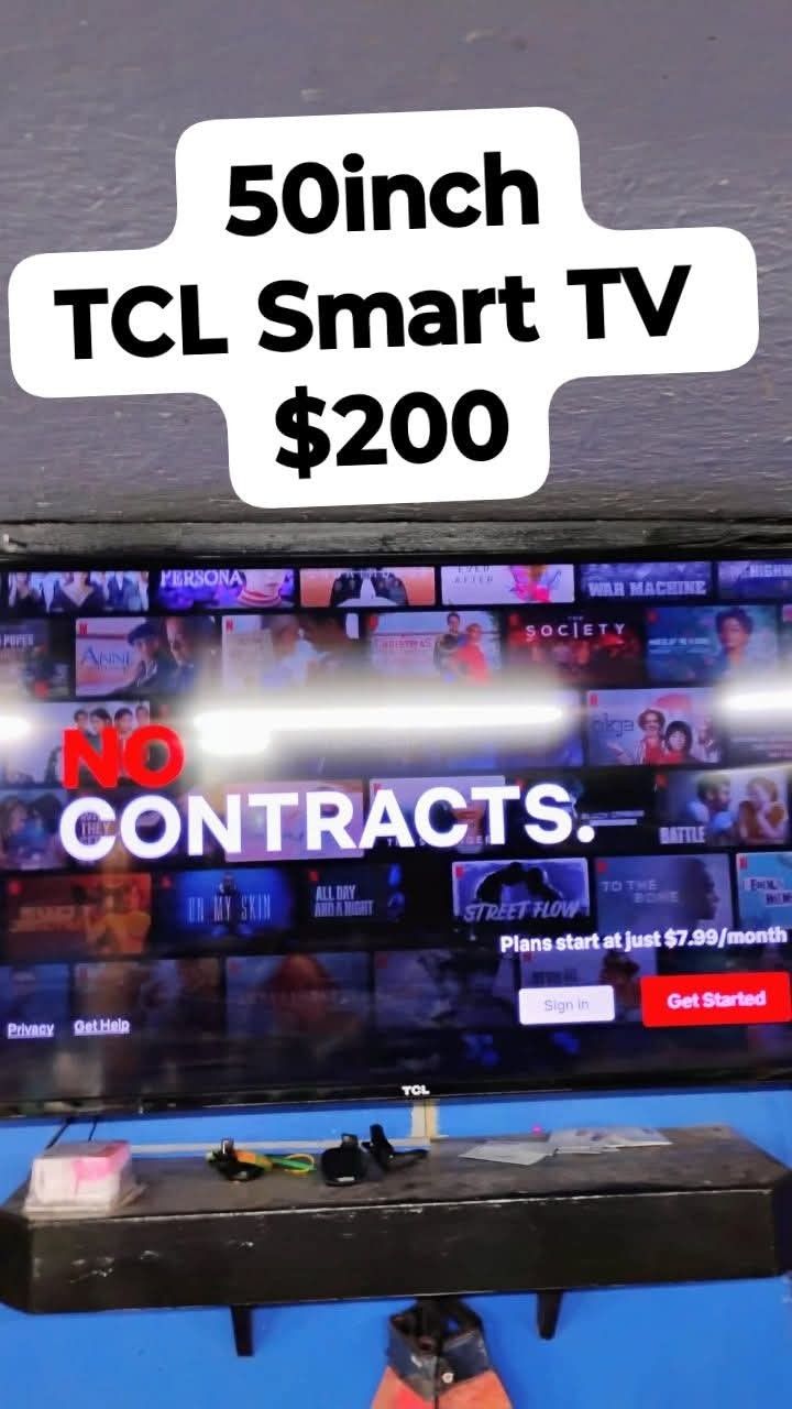 50 Inch TCL Smart TV