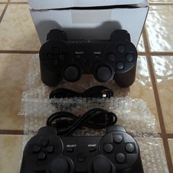 New Black Gaming Controllers With Charger 