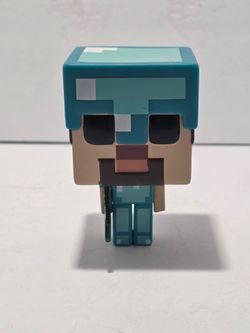 Funko Pop Games Mojang Minecraft #322 Steve in Diamond Armor (Game Stop Exclu.)
