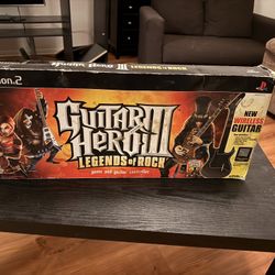 PS2 Guitar Hero 3 Set