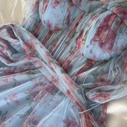 Floral Print Gown