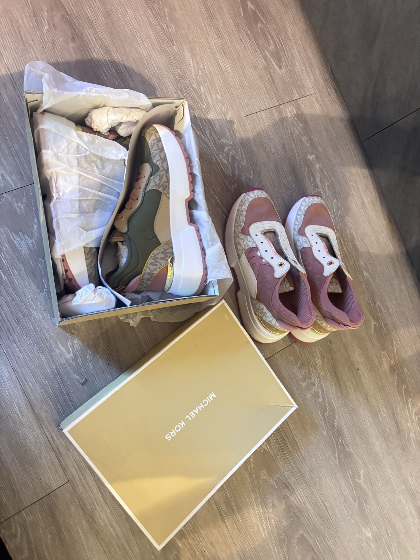 Michael Kors - 2 pairs women’s sneakers Brand New Size 7
