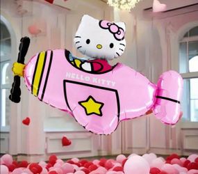 Hello Kitty Airplane Balloon