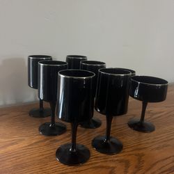 Lenox 6 Champagne And 2 Martini Glasses