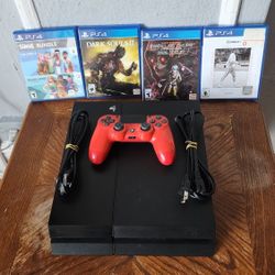 Sony Playstation 4, Ps4 Gaming Console, With Games!