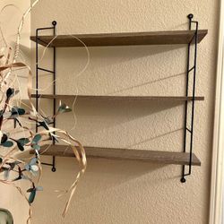 3 Tier shelving for wall