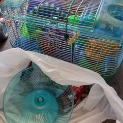 Hamster CAGE with ACCESSORIES 