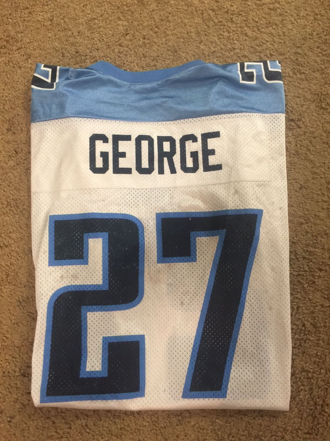 OBO Titans Eddie George Jersey Size Large