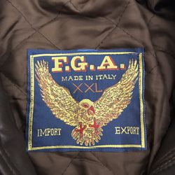 F.G. A. Italian Leather Jacket