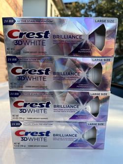 Crest 3 D white Brilliance toothpaste bundle $25
