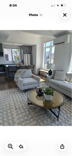 Sofa and matching chair