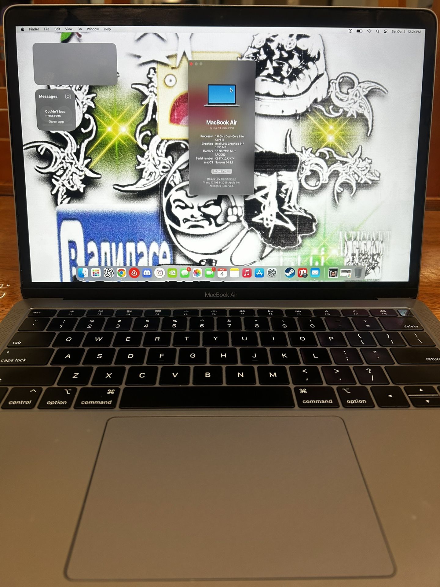 Macbook Air 2018 16gb Ram 256 Ssd
