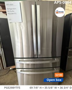 GE Profile 28.7 cu. ft. French Door Refrigerator (PGE29BYTFS) – Stainless – Open Box