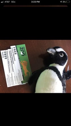 Free Zoo tickets with the Purchase of a stuffed animal