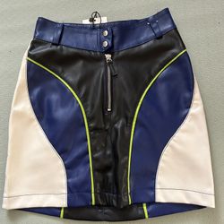 Faux Leather Mini Skirt