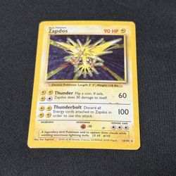 🔥Base Zapdos🔥