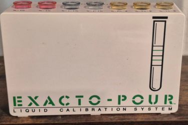 Spill-Stop Exacto-Pour 7-Tube Liquid Calibration System