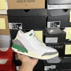 Jordan Lucky Green 3s size 10.5W 9M VNDS