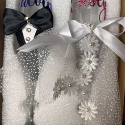 Custom Wedding glasses