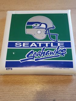 Vintage Seattle Seahawks Stadium Cushion Seat Pad