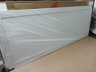 New White primed Finished MDF Sliding Door with Hardware.