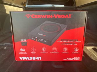 Cerwin Vega Underseat Sub w/4ch amp built in