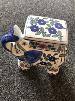 Gorgeous planter flower elephant