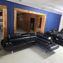 Black Sectional 
