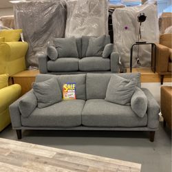 New Ashley Furniture Sofa And Loveseat 