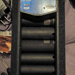 HART 10-Piece 3/8-inch Drive Metric Impact Socket Set.