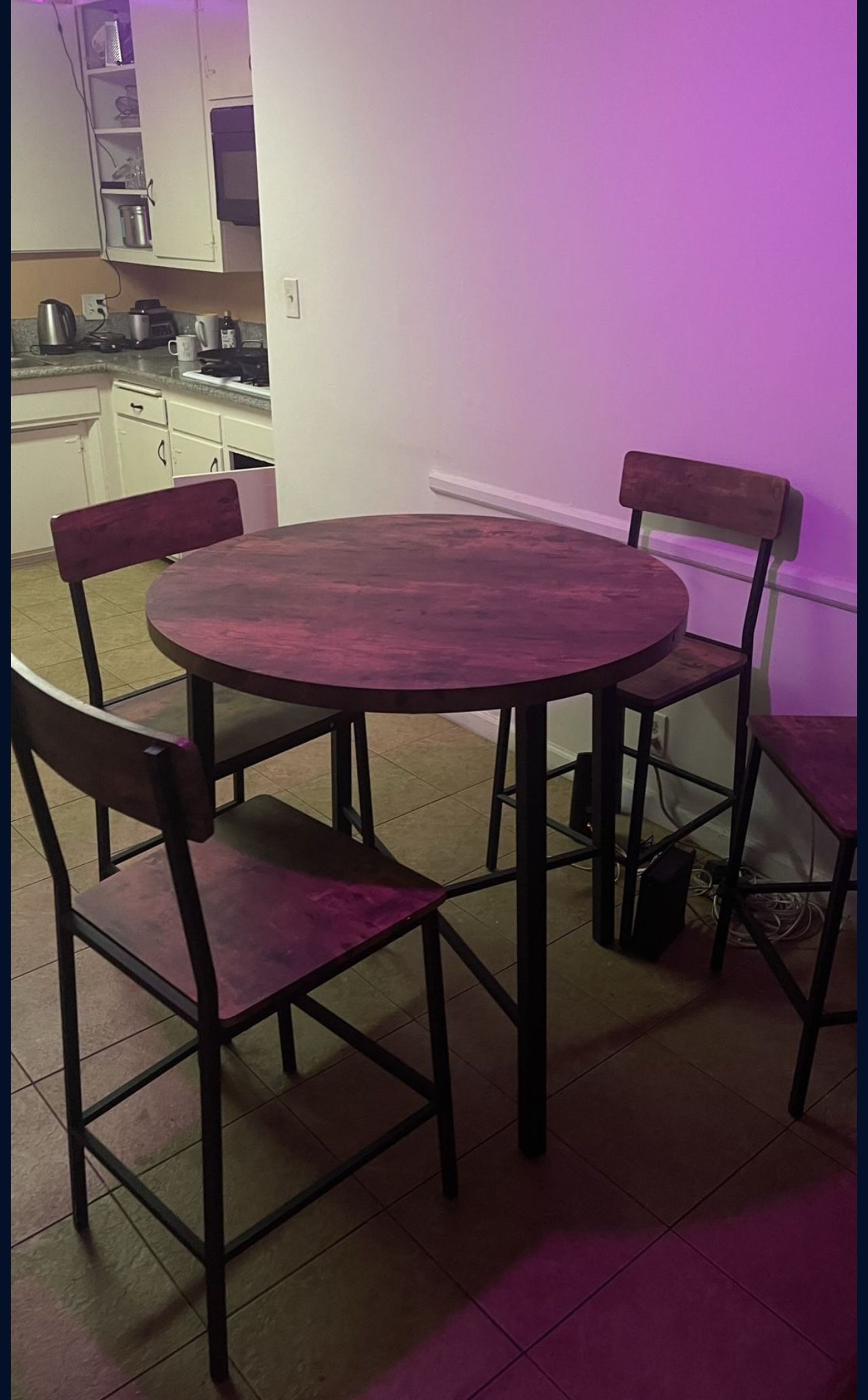 Tall Kitchen Table / Dining Set 