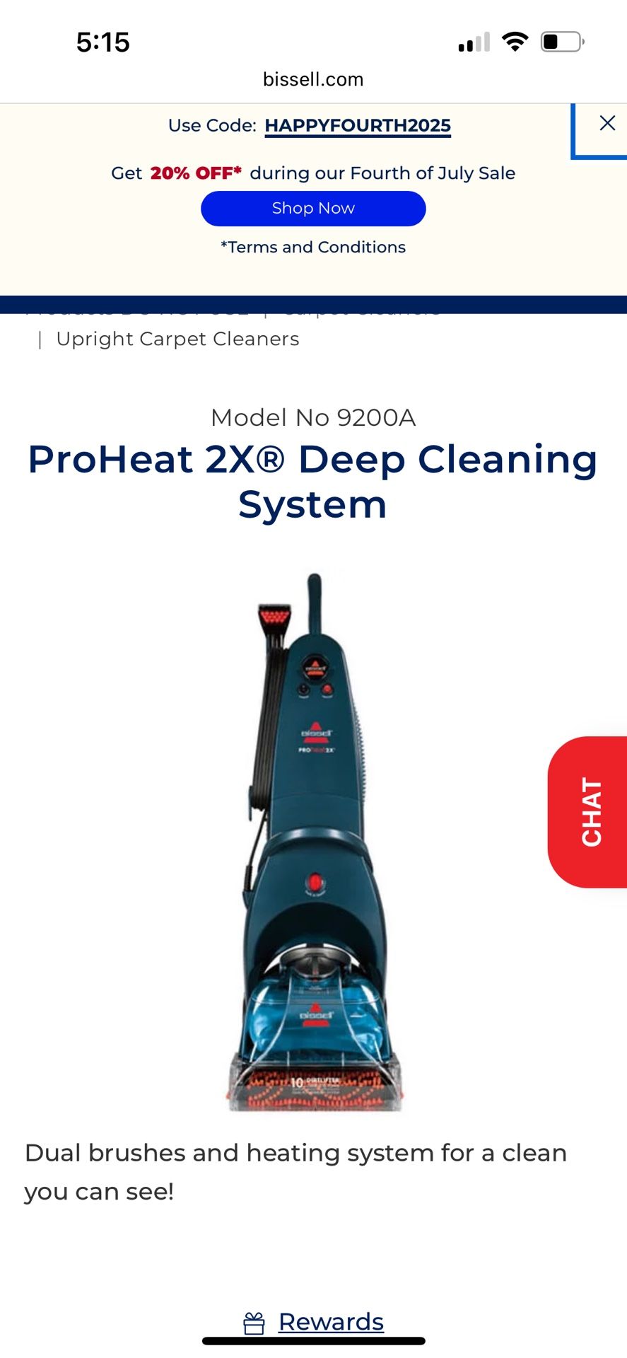 BISSELL ProHeat 2X® Deep Cleaning System